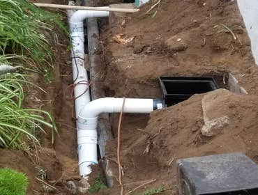 Photos by Juan Sandoval Plumbing & Irrigation #1 storm drain improvement approx. 80 lineal ft