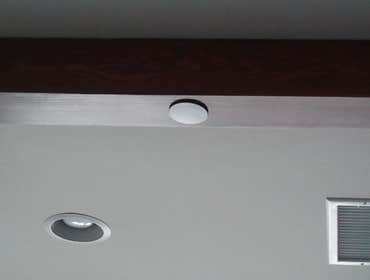 Concealed Head in Faux Beam