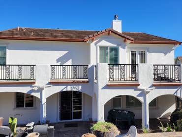 Photos by McLeods Painting #2 Complete exterior repaint on this stucco/ Tuscan Vinyard home