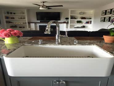 Farm Sink & Faucet Install