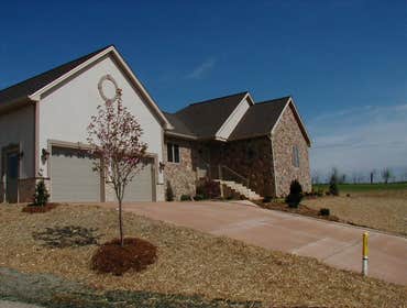 Stucco and Stone Exterior