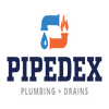 Pipedex plumbing and Drains logo