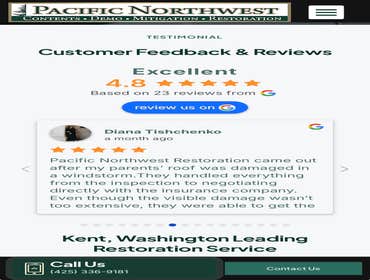 Slavik Petrus Pacific Northwest Restoration1 Fire restoration. Mold mitigation Water mitigation. Demolition. Content restoration.