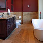 Bold Bathroom Remodel Sometime's going bold with colors and fixtures can make a really great impact in a small space. We installed very detailed tile w