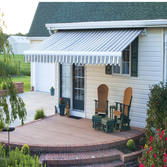 Photos by Christian Exteriors LLC #2 Awnings, Canopies, and Solar Shades for your home or business not only add cool, comfortable shade, but they also 