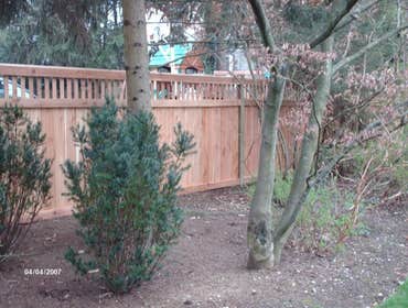 Wood fences