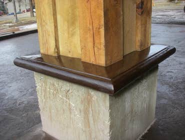 Cast colored Concrete