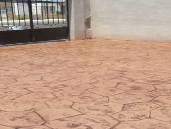 Photos by Stamped Concrete Denver LLC #1 Stamped concrete, often called textured or imprinted concrete, replicates the look of many different stones su