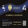 Legacy plumbing & Excavation LLC logo