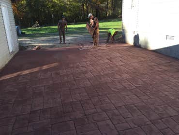 Beckley WV stamped concrete