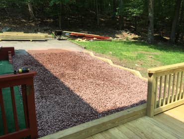 Deck 3 - 6x6 retaining wall