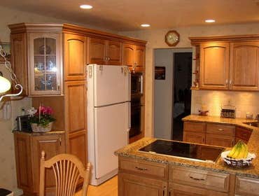 Project photos from Evergreen Contracting Services Llc Simply yet nice kitchen remodel; the client choose through our designer to reconfigure the space