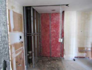 New construction kitchen