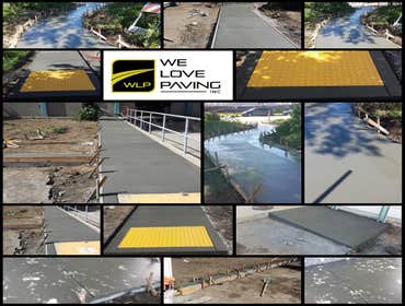 bollards installations with handicap accessibility signage