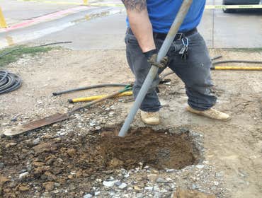 Commercial water leak