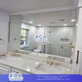 Ca Glass Frameless Shower Door - New Jersey