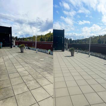 Multifamily High Rise Roof Pressure Wash