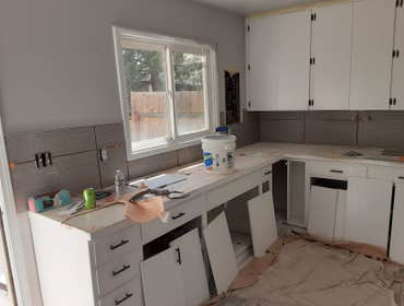 kitchen in progress