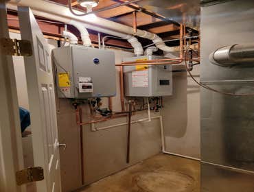Tankless water heater installation and repair