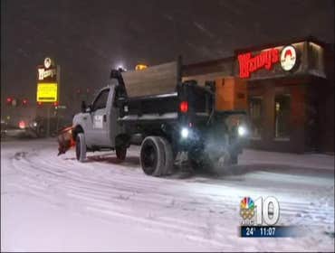 Snow plowing