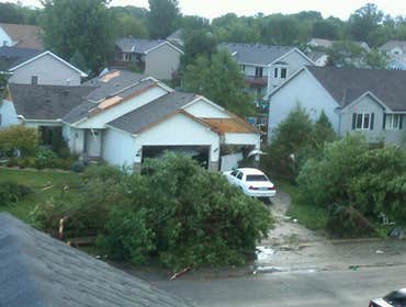 Tornado damage