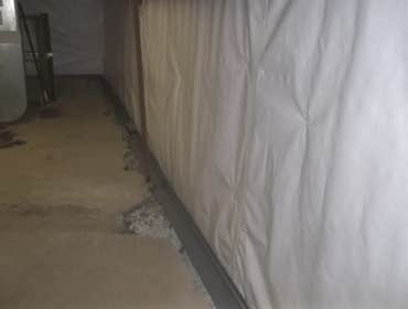 Basement Waterproofing Homeowners of an Oakmont PA residency had water infiltration in their unfinished basement. Water was coming in along the stone 