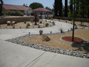 Artificial Turf Installation Before and after pictures for a synthetic turf system.