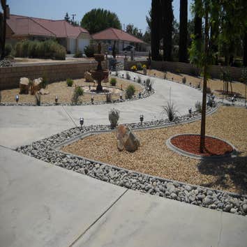 Artificial Turf Installation Before and after pictures for a synthetic turf system.