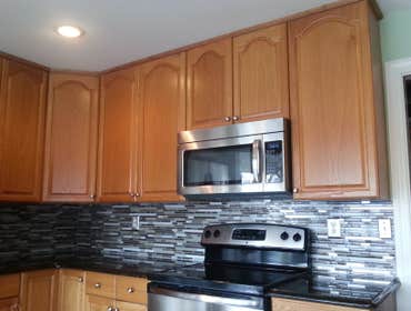 Kitchen update backslash grani