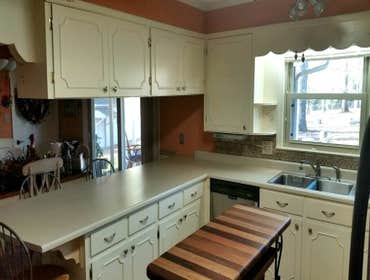 Cabinet Refacing If you love your kitchen & the cabinets are in good condition, but you'd like to update the style or color. We offer a service called 