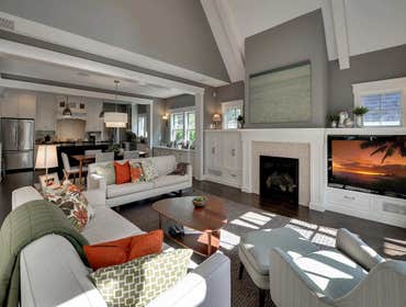 Built-Ins around the fireplace