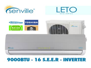 Senville Split Air Conditioners Take alook at our different ductless mini split air conditioner products that can be found in stores near you in Calif