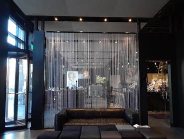 Inside Dining Room looking out