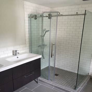 Subway tile & Shower