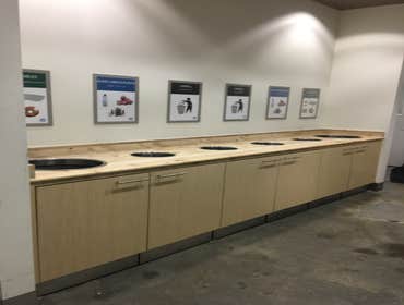 Project photos from Somoza Casework Installations Interior/ Exterior Projects in the Bay Area at HP facilities, Atherton, Menlo Park, Palo Alto, Appl