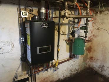 95 % eff boiler
