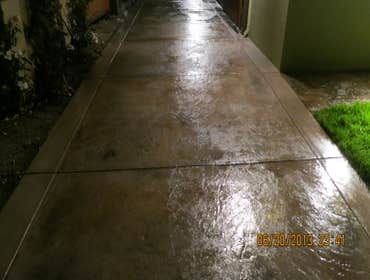 Stamped concrete