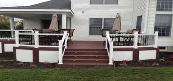 6' Wide Stairs with lights
