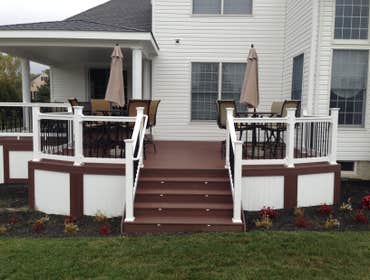 6' Wide Stairs with lights