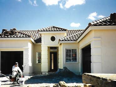 Tract home, exterior
