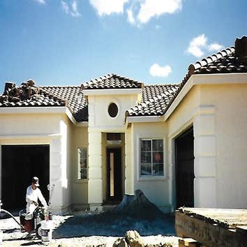 Tract home, exterior