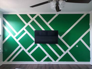 Master Bedroom Custom Paint Design