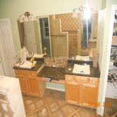 bathroom old bathroom, tranformed into a beautiful bathroom with a whole new design at the request of the costumer. new counter top, new bathtub, new s