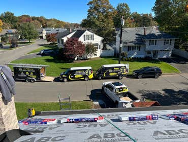 Photos by Alfredos Construction LLC #5 We replaced entire roof and front stone
And chimney rebuild