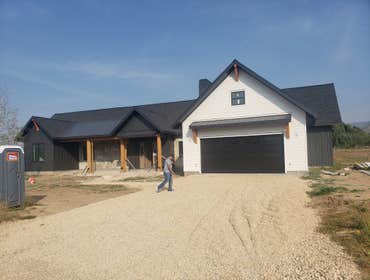 Photos by New Aspecto Exterior LLC #1 These are one of many projects that we have worked on all over its exterior since the loss,siding,soffit and fasc