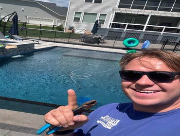 Pool Addition! Pool and surround!