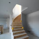 Round Stairway to Basement
