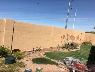 Block wall replacement Is your wall falling over due to storm, root, water, etc. damage? We can demo your exiting problem area, inspect the footings an