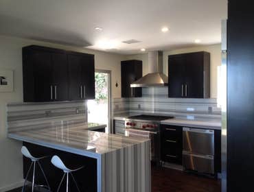 Hollywood Hills client with very unique marble
