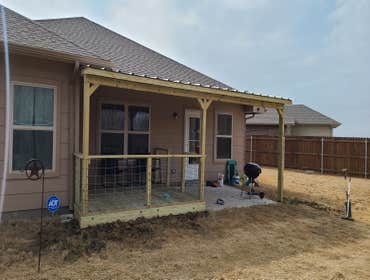 Photos by Lr Woodworking #2 Patio cover and added deck.